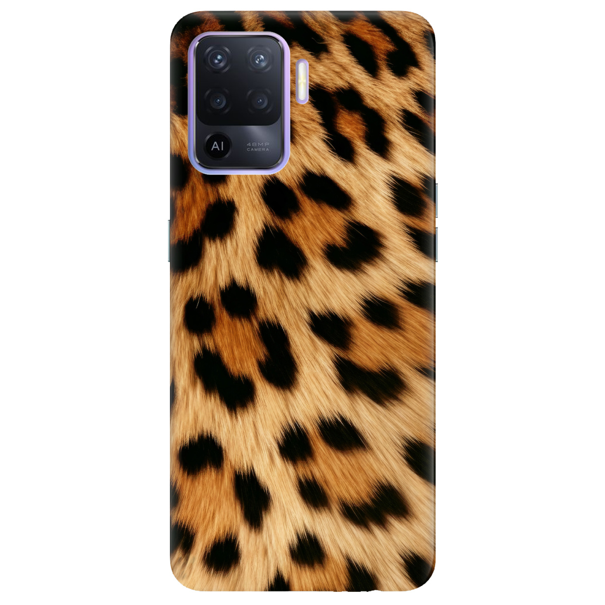 Чохол для Oppo Reno 5 Lite Леопардовий принт - фото 1 - Чохли для телефонів