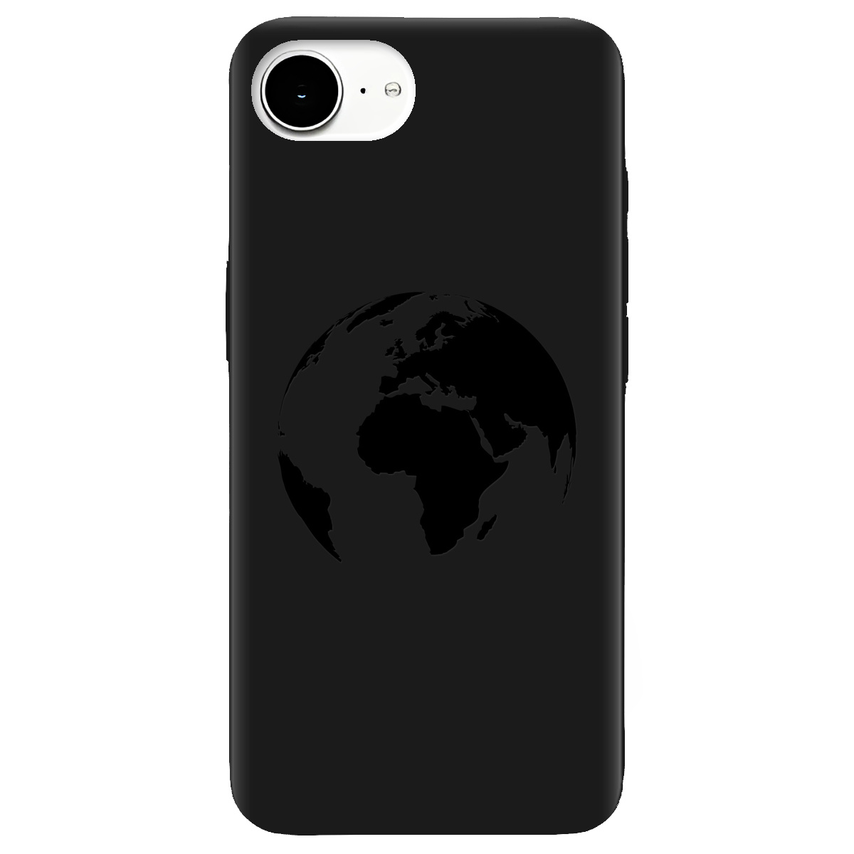 Чехол для Apple iPhone 16e черный матовый soft touch Planet - фото 1 - Чехлы для телефонов
