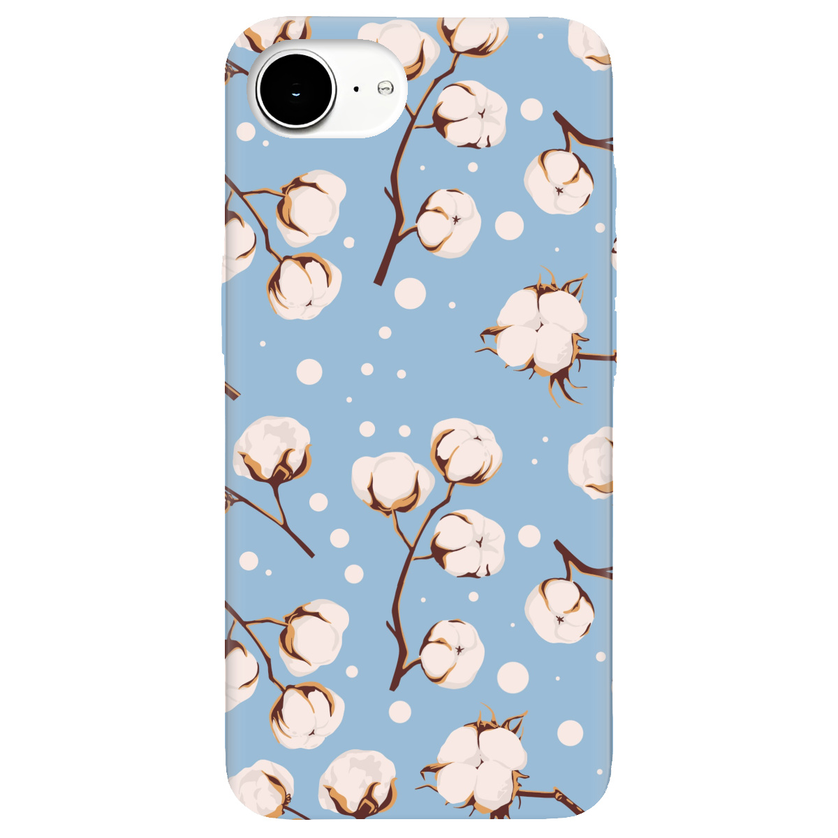 Чехол для Apple iPhone 16e Квітка бавовни - фото 1 - Чехлы для телефонов