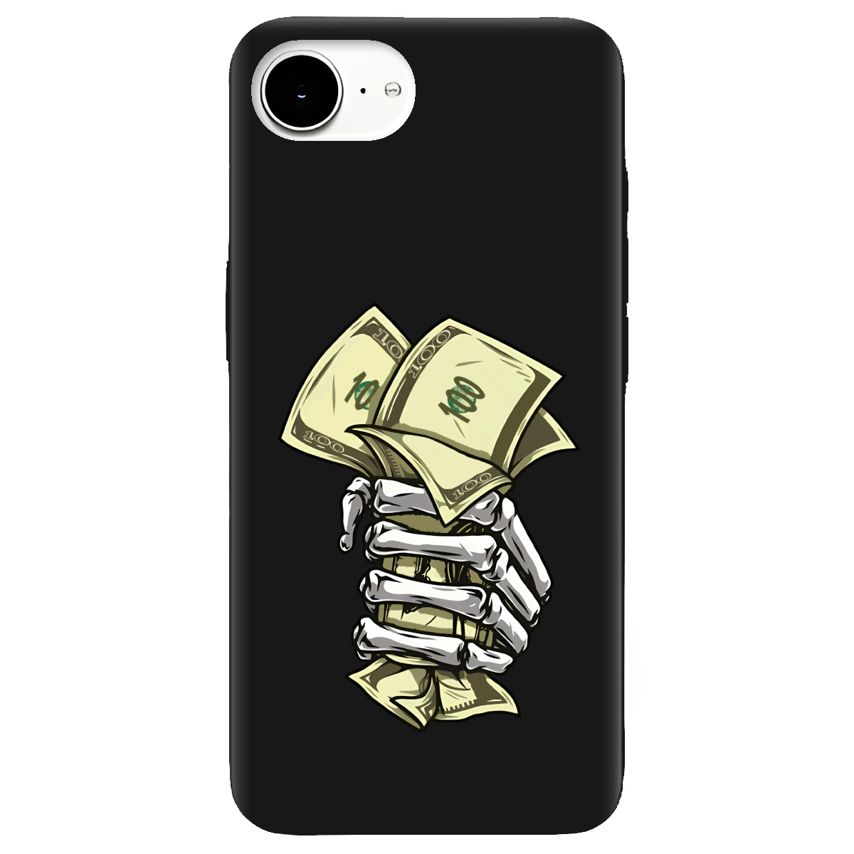 Чехол для Apple iPhone 16e черный матовый soft touch Загашник - фото 1 - Чехлы для телефонов