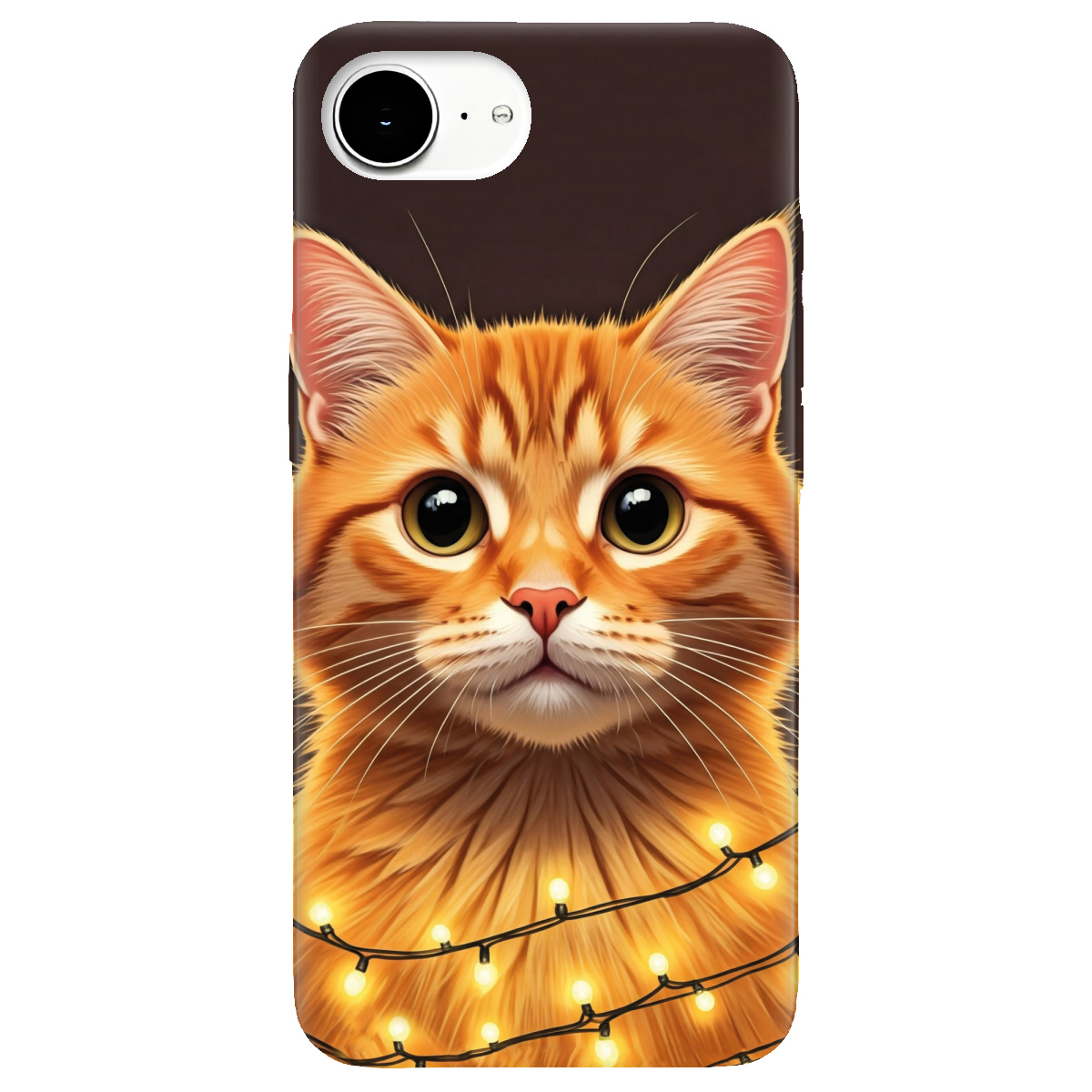 Чохол для Apple iPhone 16e Festive Kitty - фото 1 - Чохли для телефонів