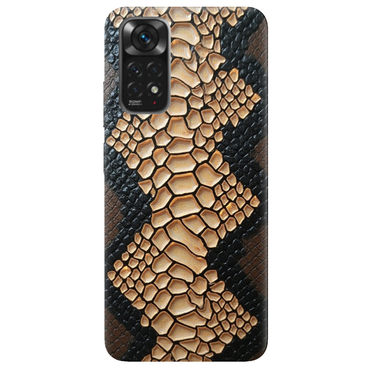 Чехол для Xiaomi Redmi Note 11 Королівська змія - фото 1 Чехол для Xiaomi Redmi Note 11 Королівська змія - фото 1 - Чехлы для телефонов