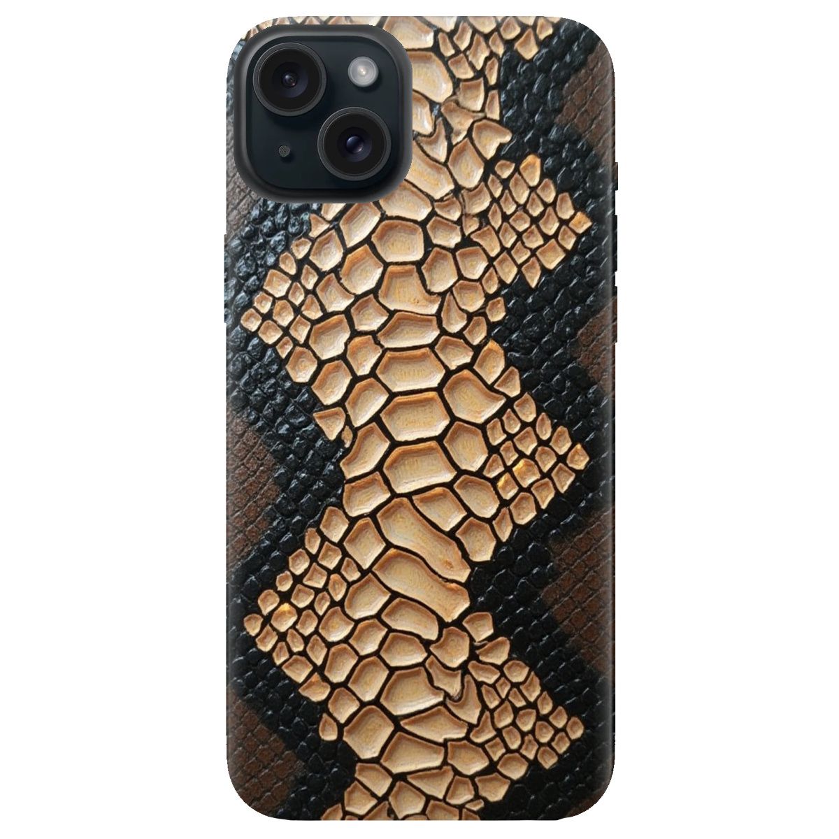 Чехол для Apple iPhone 15 Королівська змія - фото 1 - Чехлы для телефонов