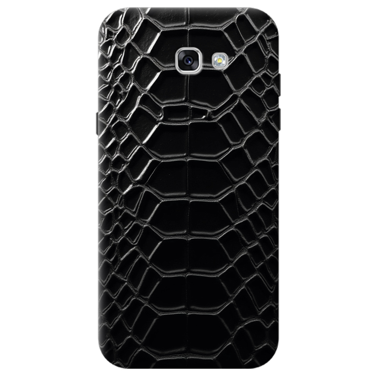 Чохол для Samsung Galaxy A7 2017 чорний матовий soft touch Хижий інстинкт - фото 1 - Чохли для телефонів