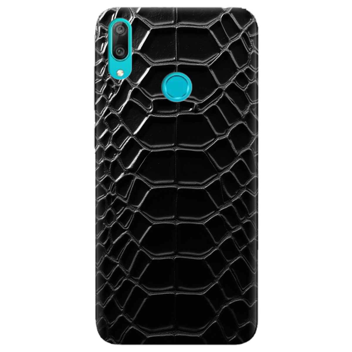 Чохол для Huawei Y7 2019 чорний матовий soft touch Хижий інстинкт - фото 1 - Чохли для телефонів