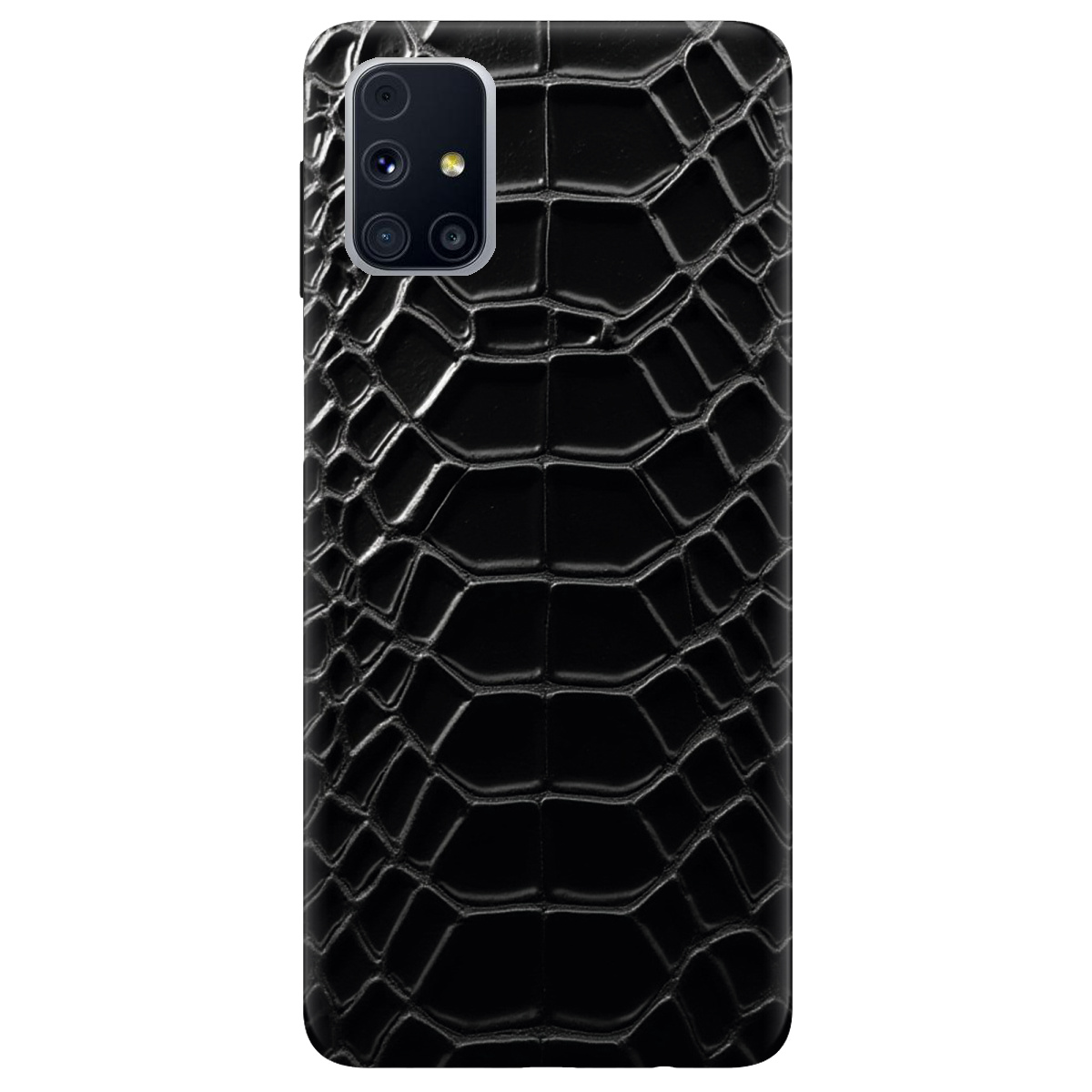 Чохол для Samsung Galaxy M31s чорний матовий soft touch Хижий інстинкт - фото 1 - Чохли для телефонів