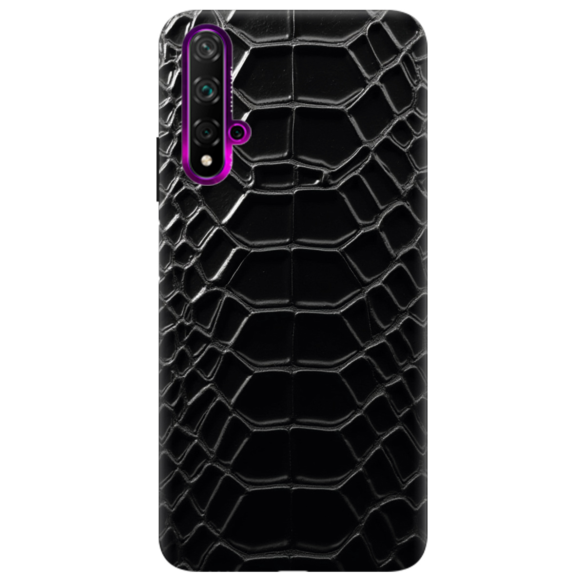 Чехол для Huawei Nova 5T черный матовый soft touch Хижий інстинкт - фото 1 - Чехлы для телефонов