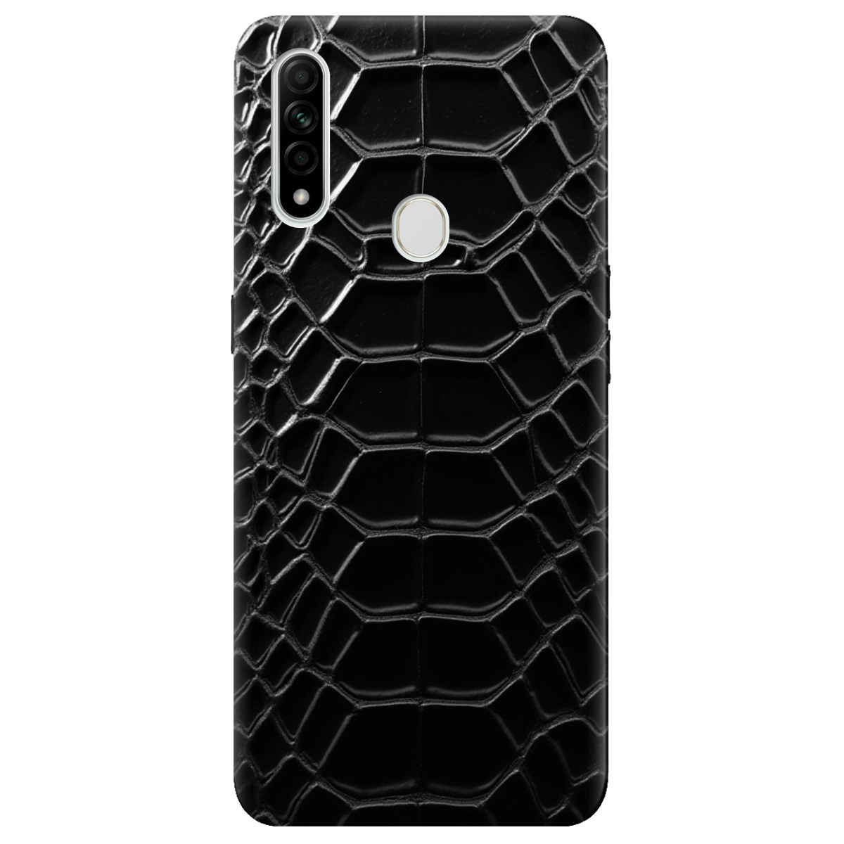 Чехол для Oppo A31 черный матовый soft touch Хижий інстинкт - фото 1 - Чехлы для телефонов