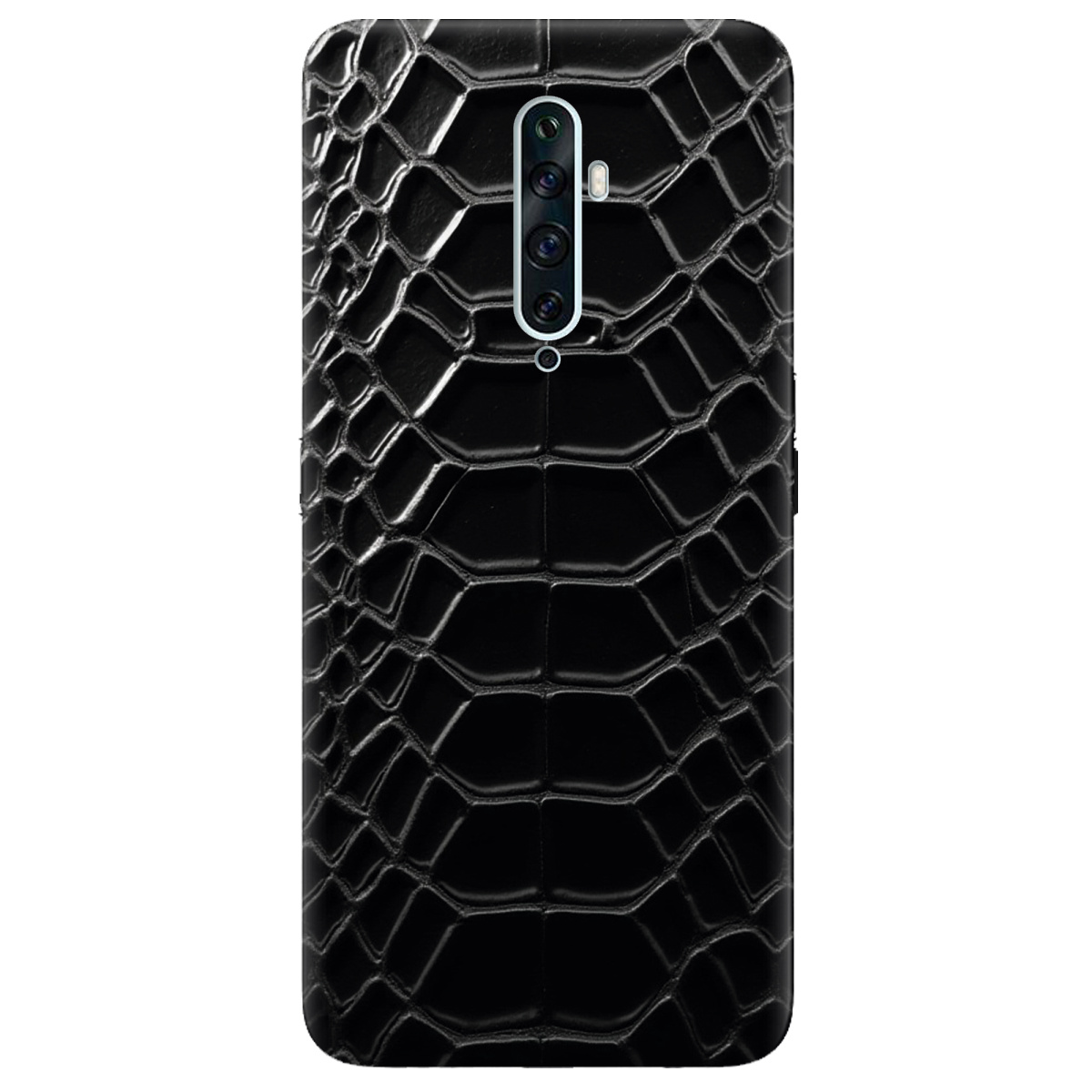 Чохол для Oppo Reno 2 чорний матовий soft touch Хижий інстинкт - фото 1 - Чохли для телефонів