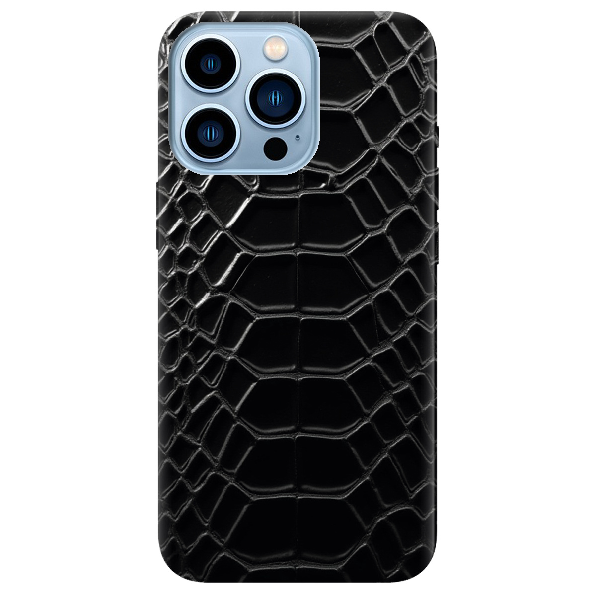 Чохол для Apple iPhone 13 Pro Max чорний матовий soft touch Хижий інстинкт - фото 1 - Чохли для телефонів