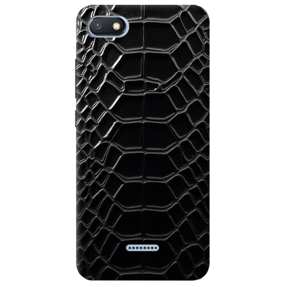 Чохол для Xiaomi Redmi 6A чорний матовий soft touch Хижий інстинкт - фото 1 - Чохли для телефонів