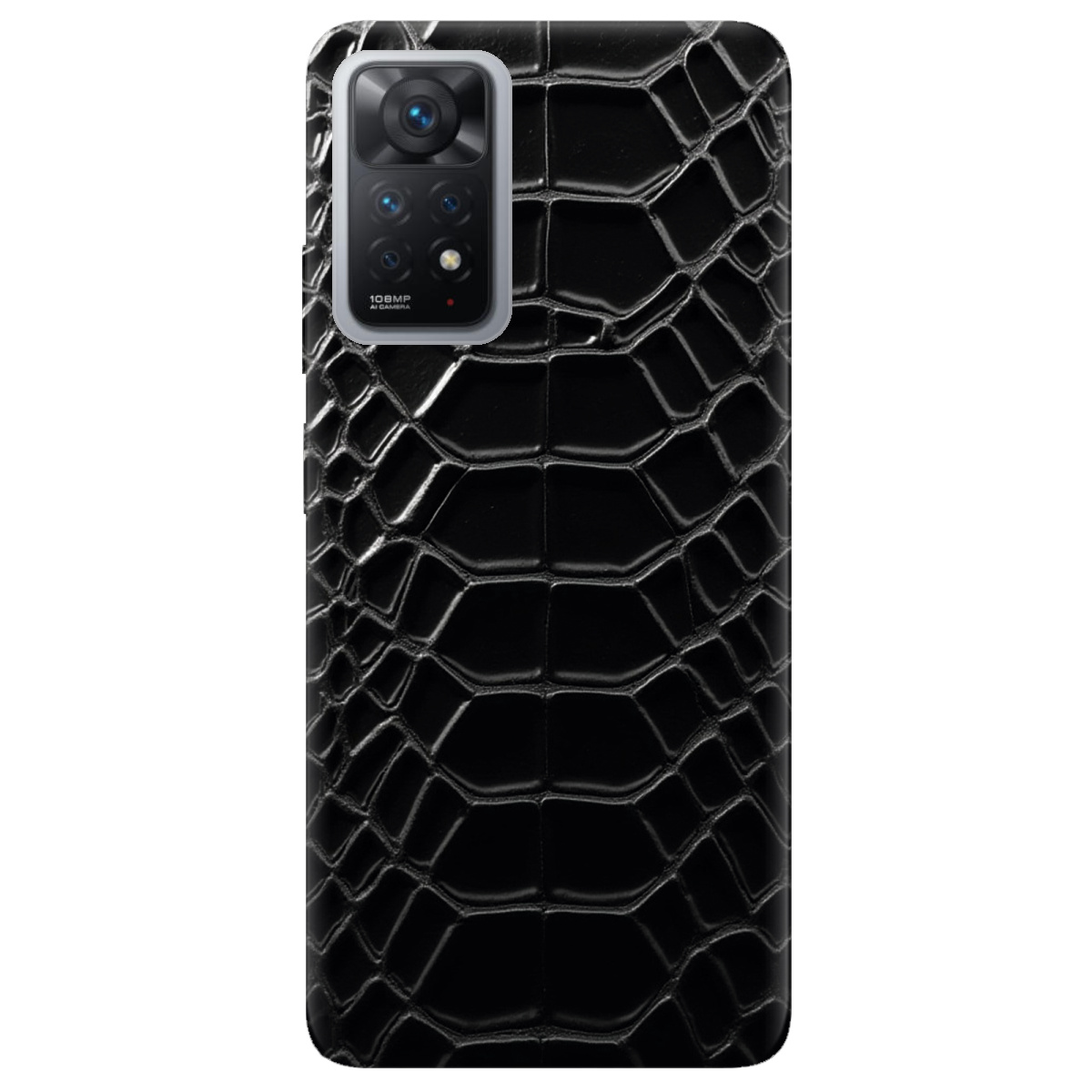 Чохол для Xiaomi Redmi Note 12 Pro 4G чорний матовий soft touch Хижий інстинкт - фото 1 - Чохли для телефонів