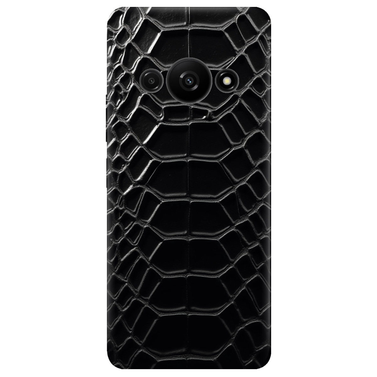 Чохол для Xiaomi Redmi A3 чорний матовий soft touch Хижий інстинкт - фото 1 - Чохли для телефонів