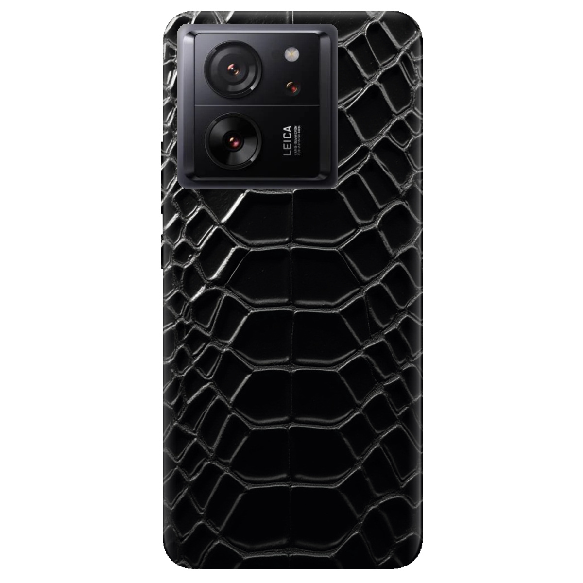 Чохол для Xiaomi 13T чорний матовий soft touch Хижий інстинкт - фото 1 - Чохли для телефонів