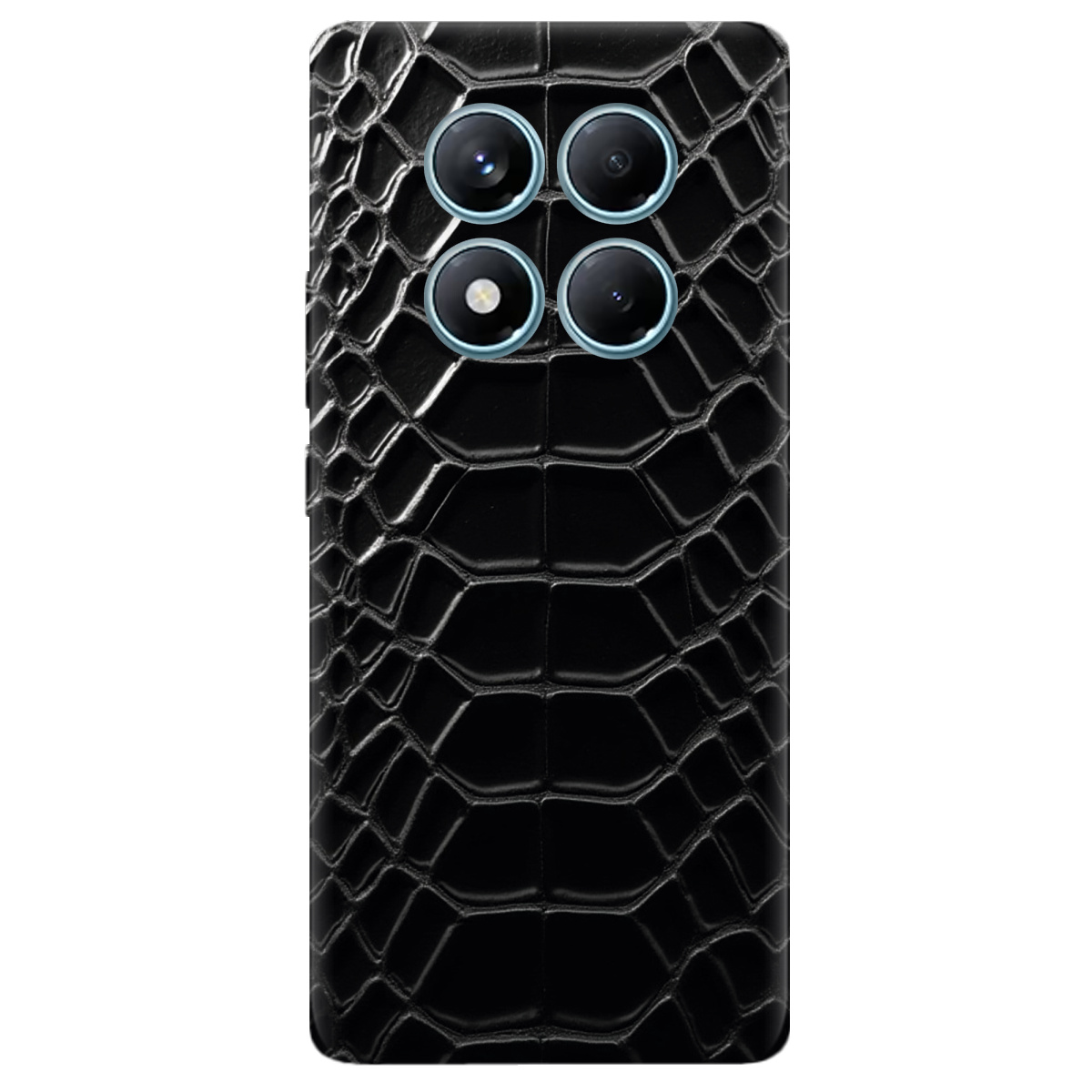 Чохол для Xiaomi Redmi Note 14 Pro 4G чорний матовий soft touch Хижий інстинкт - фото 1 - Чохли для телефонів