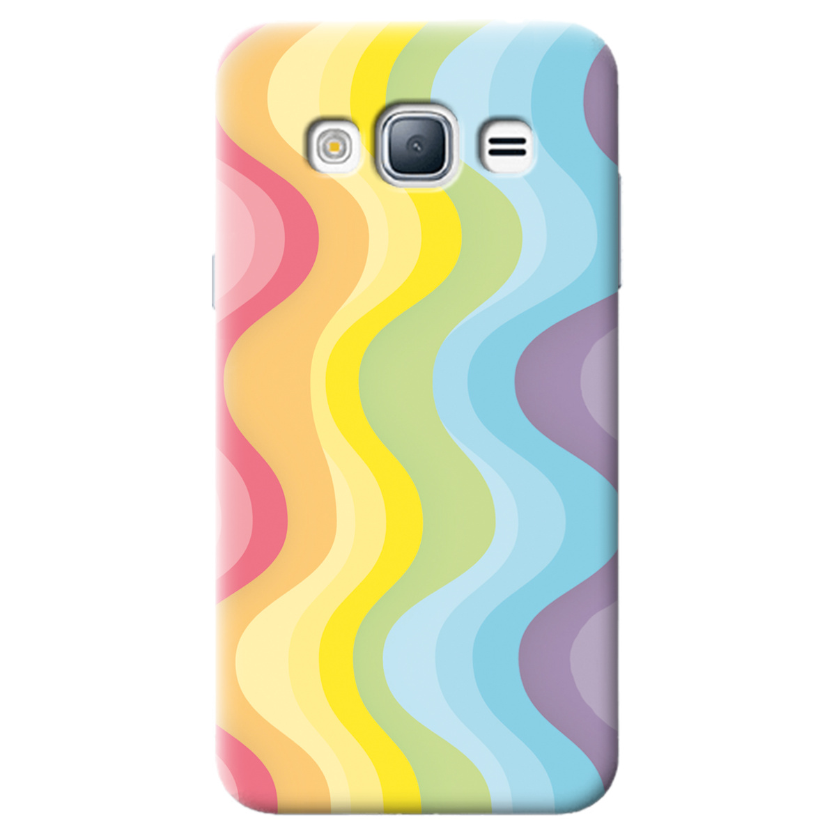 Чехол для Samsung Galaxy J3 2016 Веселкові хвилі - фото 1 - Чехлы для телефонов