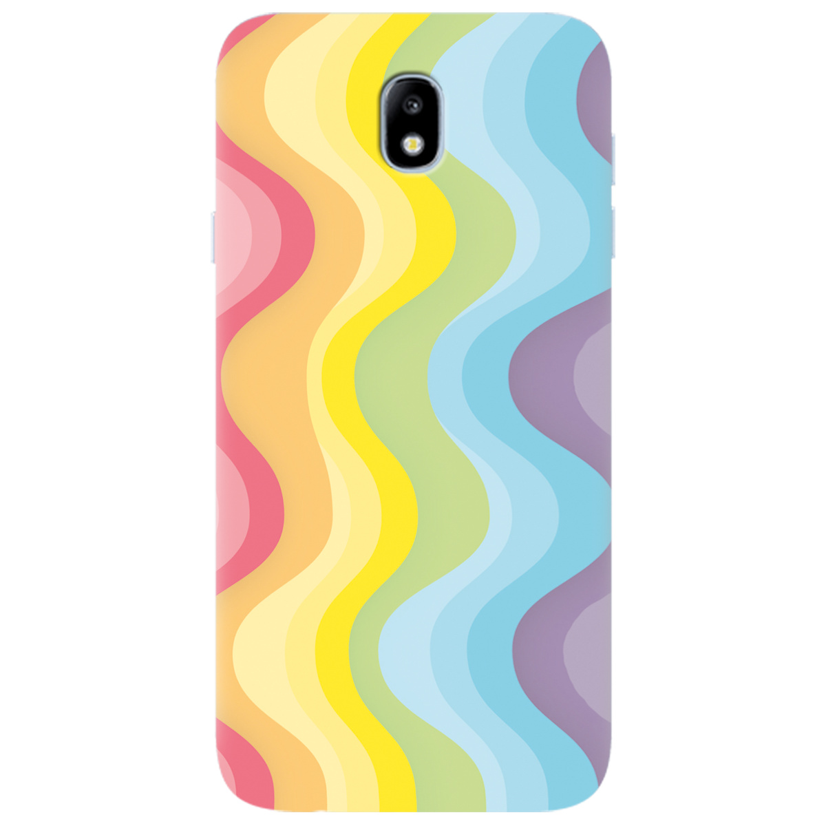 Чехол для Samsung Galaxy J7 2017 Веселкові хвилі - фото 1 - Чехлы для телефонов