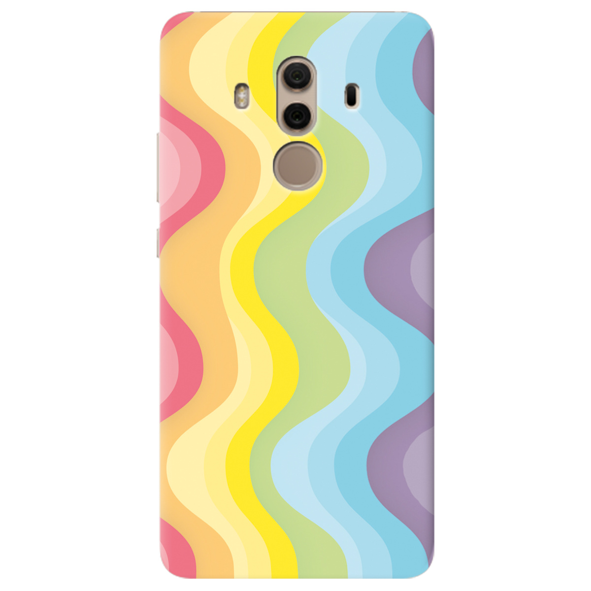 Чохол для Huawei Mate 10 Pro Веселкові хвилі - фото 1 Чохол для Huawei Mate 10 Pro Веселкові хвилі - фото 1 - Чохли для телефонів