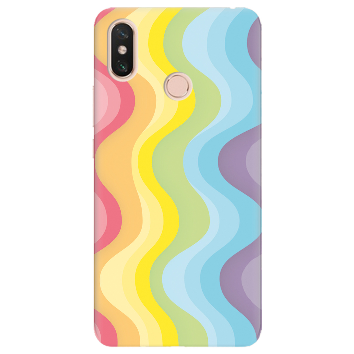 Чехол для Xiaomi Mi Max 3 Веселкові хвилі - фото 1 - Чехлы для телефонов