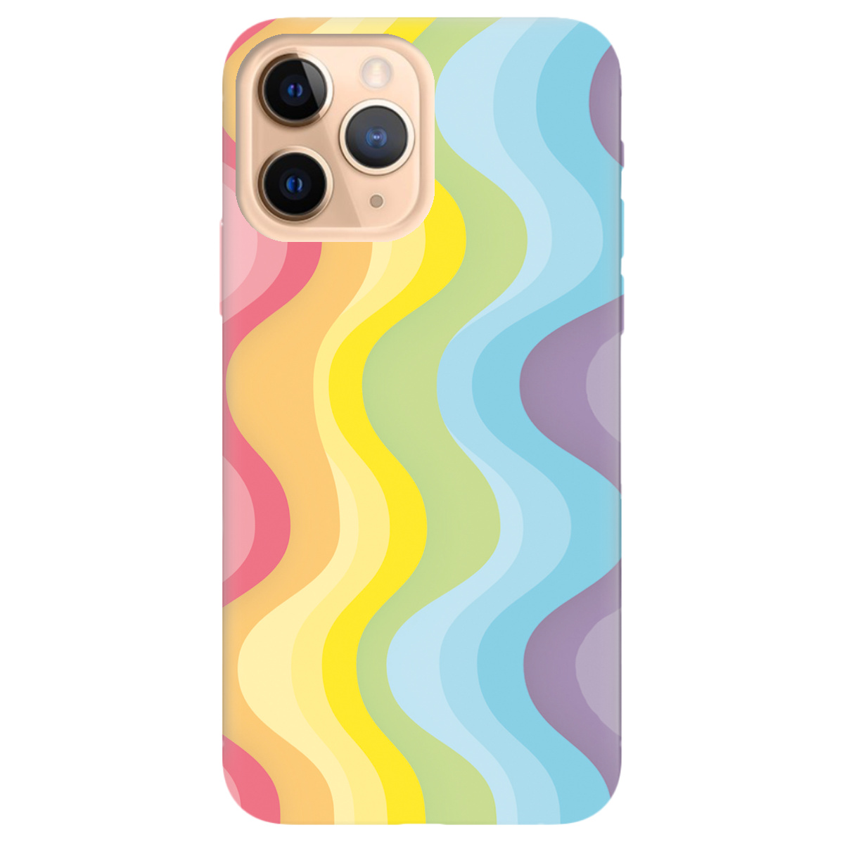 Чохол для Apple iPhone 11 Pro Веселкові хвилі - фото 1 - Чохли для телефонів