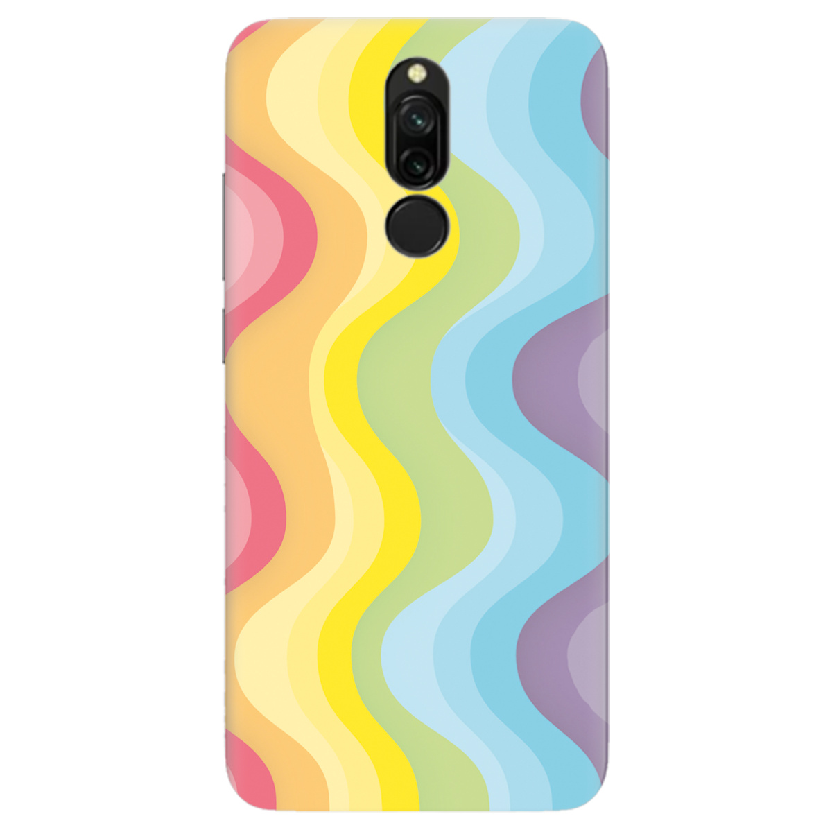 Чохол для Xiaomi Redmi 8 Веселкові хвилі - фото 1 - Чохли для телефонів