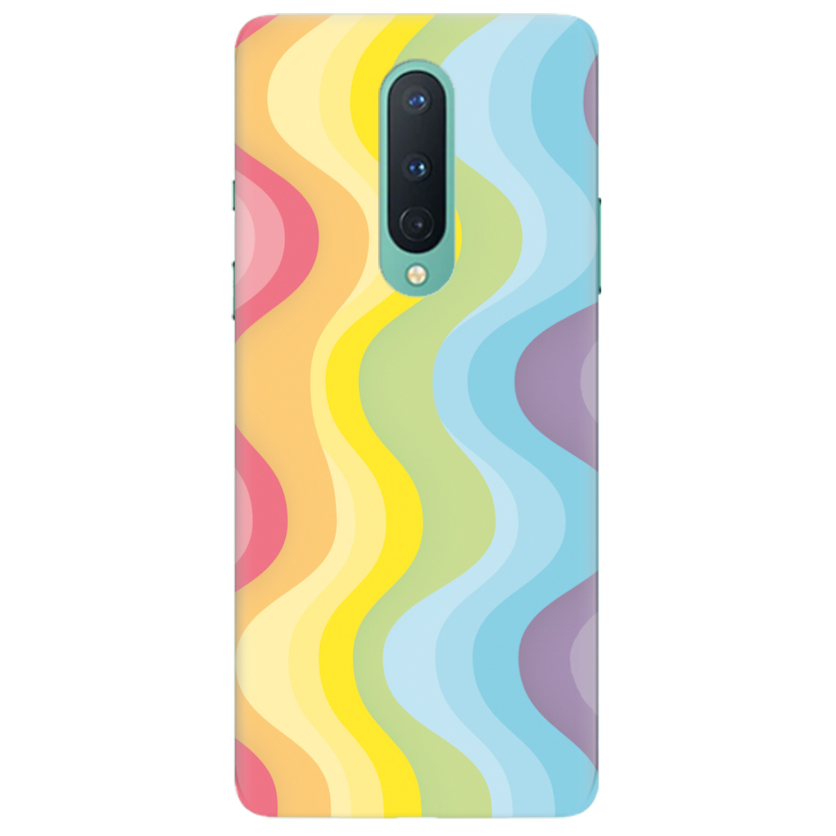 Чехол для OnePlus 8 Веселкові хвилі - фото 1 - Чехлы для телефонов