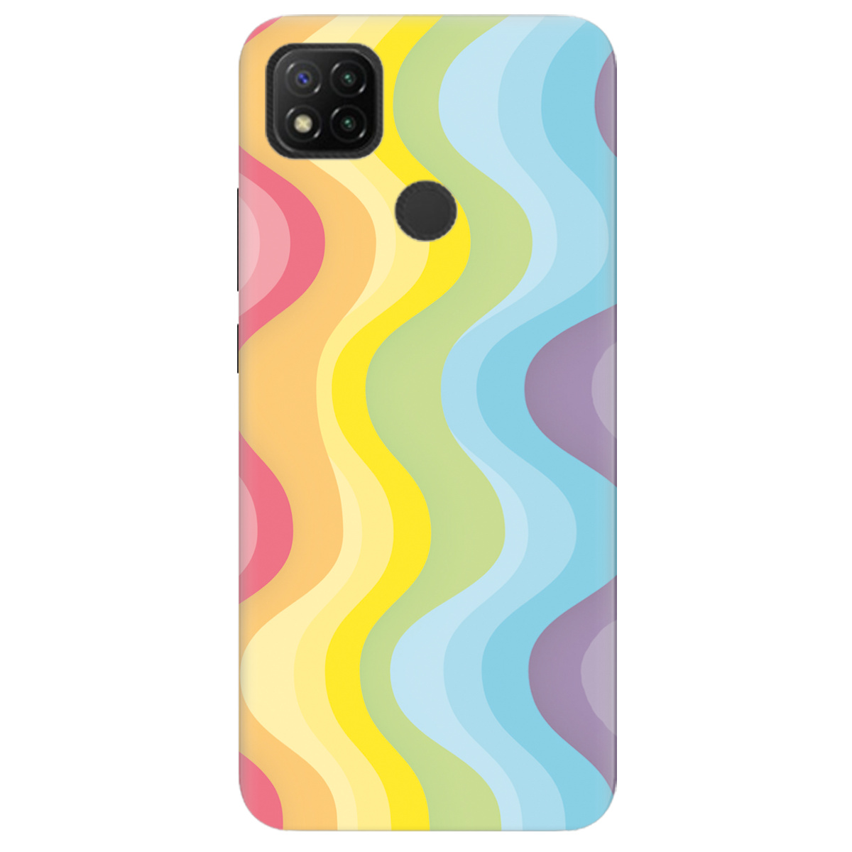 Чехол для Xiaomi Redmi 9C Веселкові хвилі - фото 1 Чехол для Xiaomi Redmi 9C Веселкові хвилі - фото 1 - Чехлы для телефонов