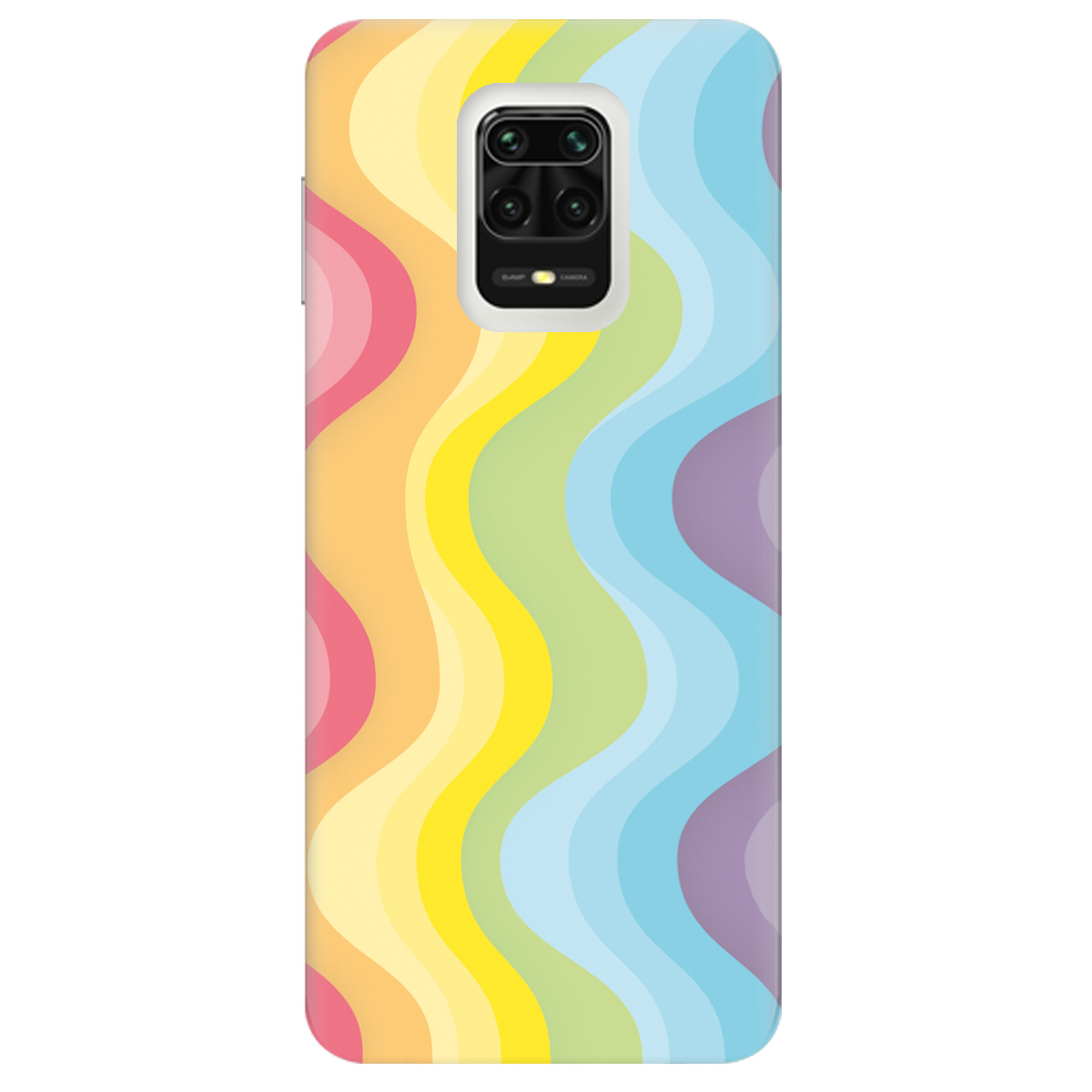 Чохол для Xiaomi Redmi Note 9s Веселкові хвилі - фото 1 - Чохли для телефонів