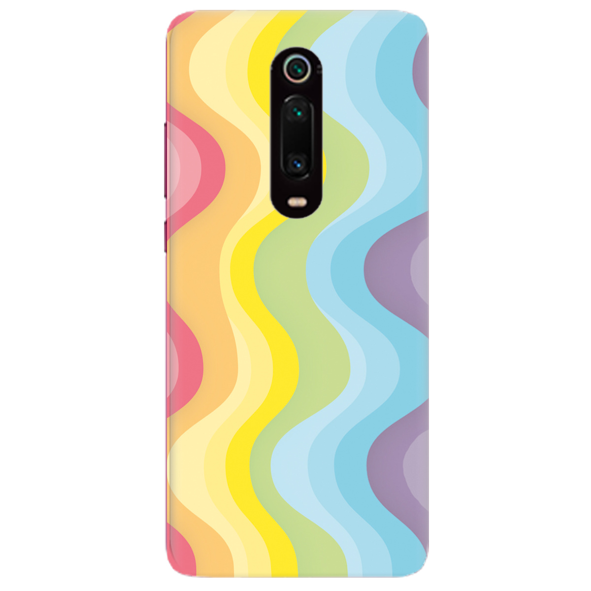 Чохол для Xiaomi Mi 9T Веселкові хвилі - фото 1 - Чохли для телефонів