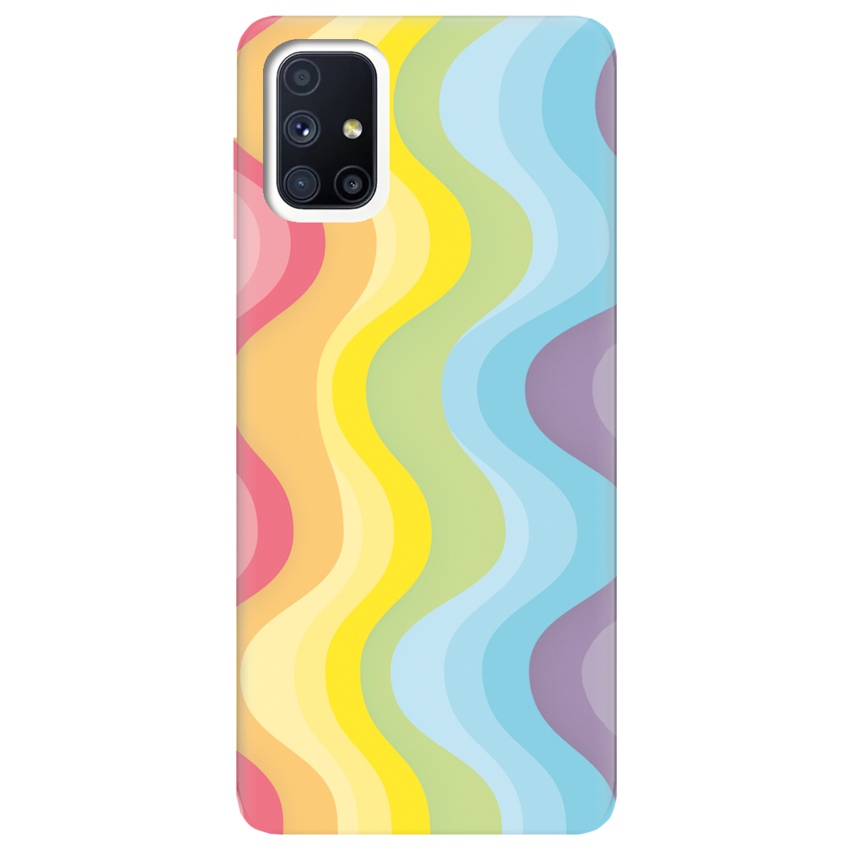 Чехол для Samsung Galaxy M51 Веселкові хвилі - фото 1 - Чехлы для телефонов
