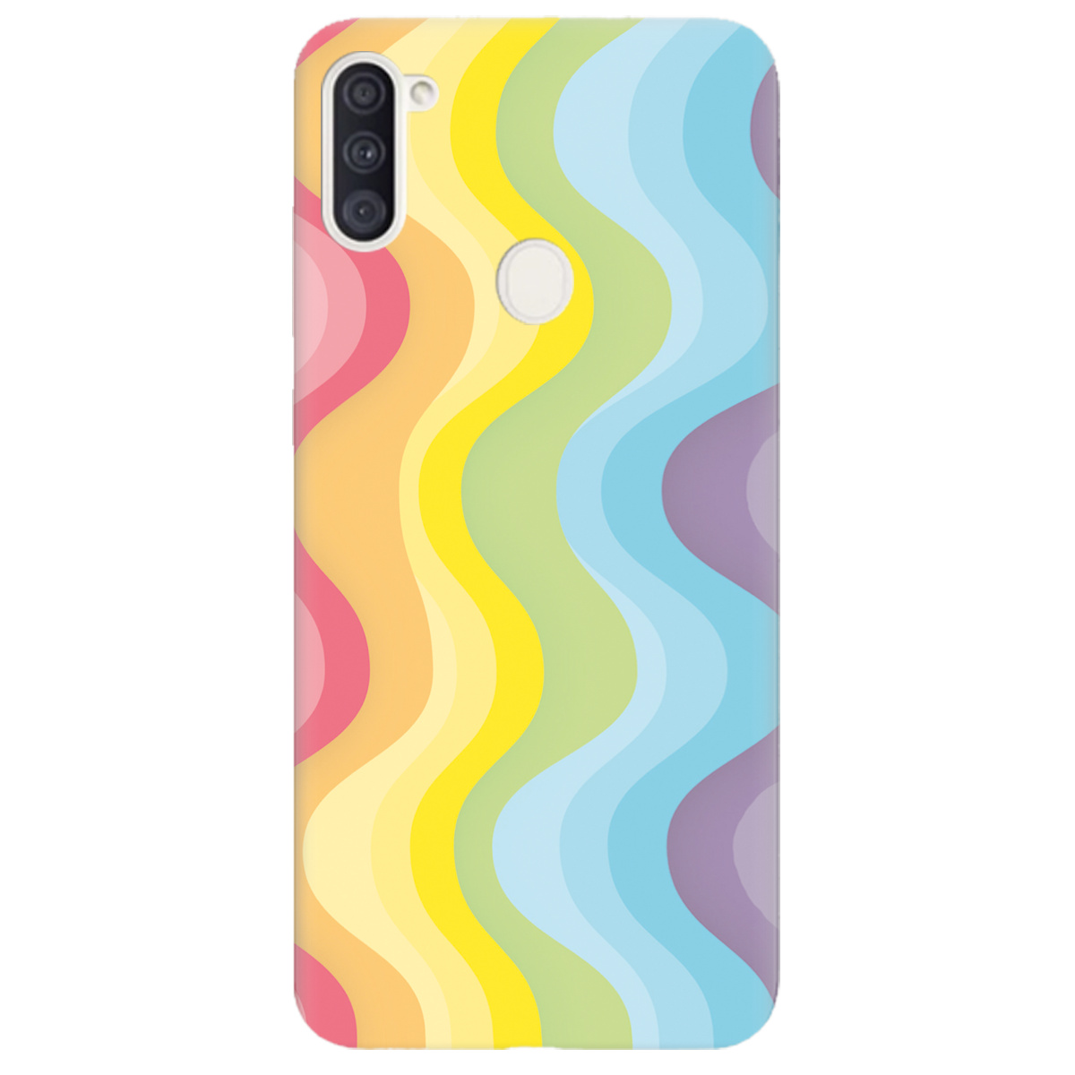 Чехол для Samsung Galaxy M11 Веселкові хвилі - фото 1 - Чехлы для телефонов