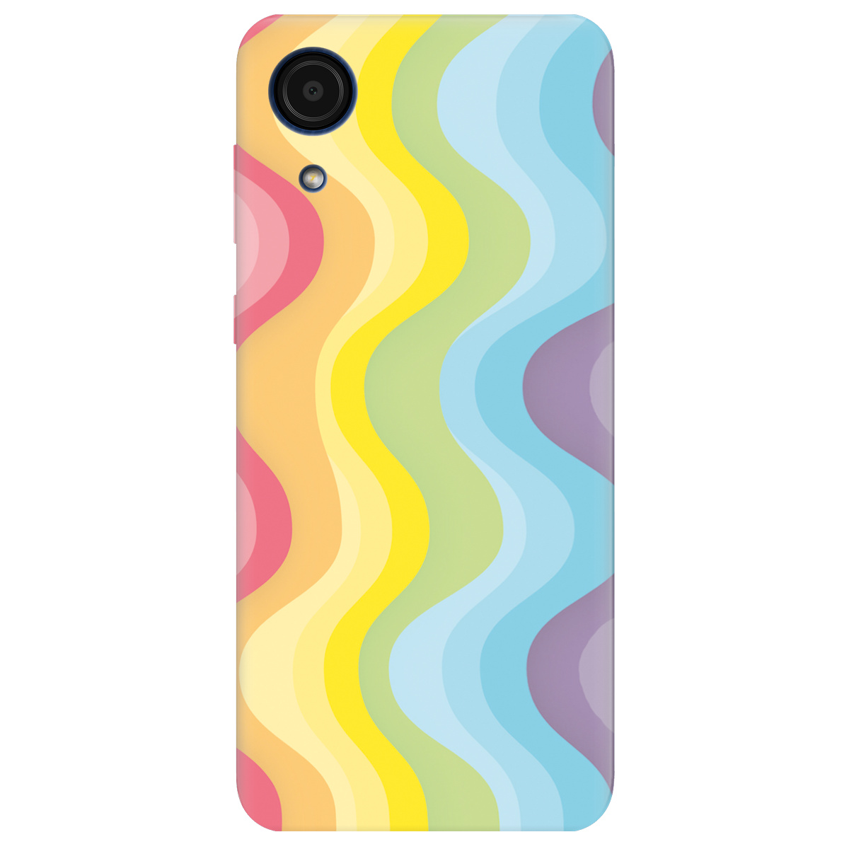 Чохол для Samsung Galaxy А03 Core Веселкові хвилі - фото 1 - Чохли для телефонів