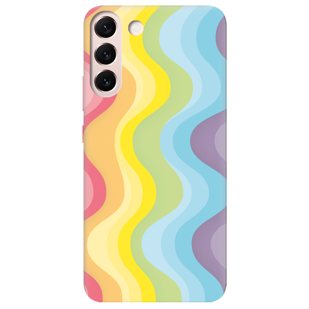 Чехол для Samsung Galaxy S22 Веселкові хвилі - фото 1 - Чехлы для телефонов
