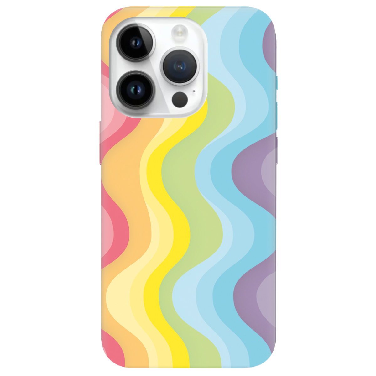 Чехол для Apple iPhone 14 Pro Max Веселкові хвилі - фото 1 - Чехлы для телефонов