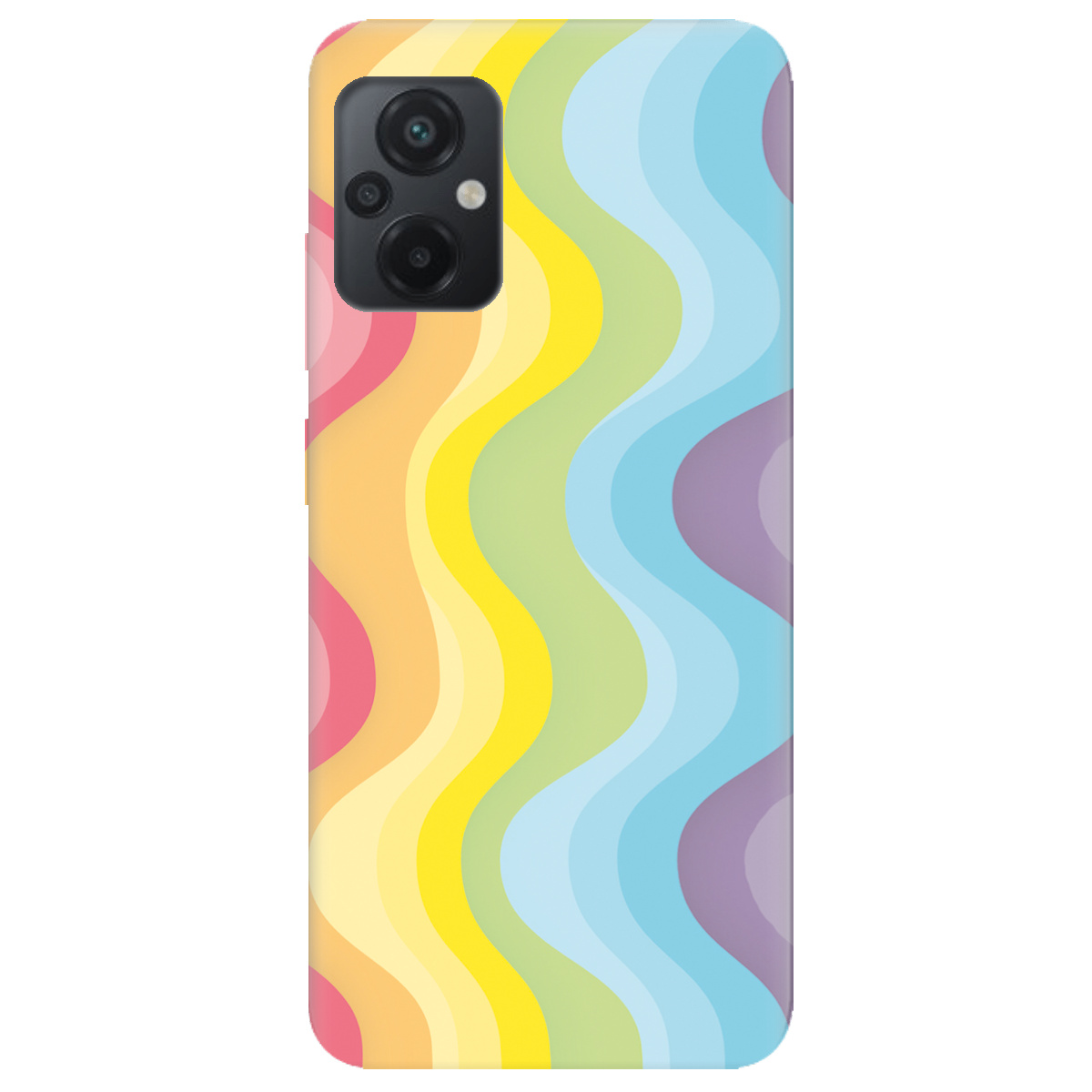 Чехол для Xiaomi Poco M5 Веселкові хвилі - фото 1 - Чехлы для телефонов