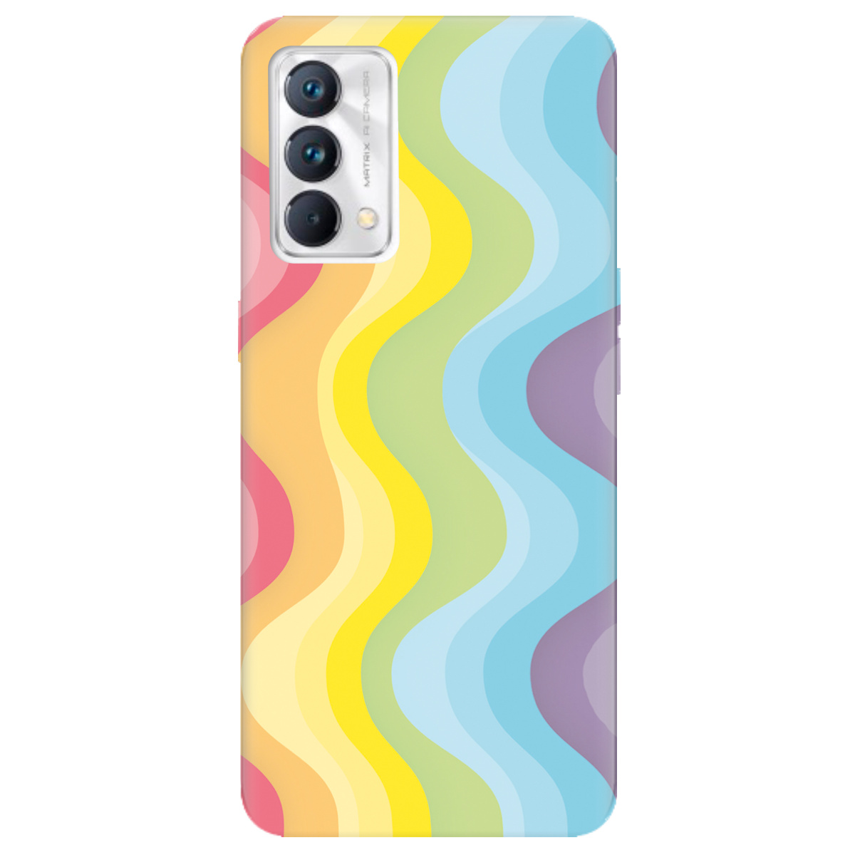 Чохол для Realme GT Master Веселкові хвилі - фото 1 - Чохли для телефонів