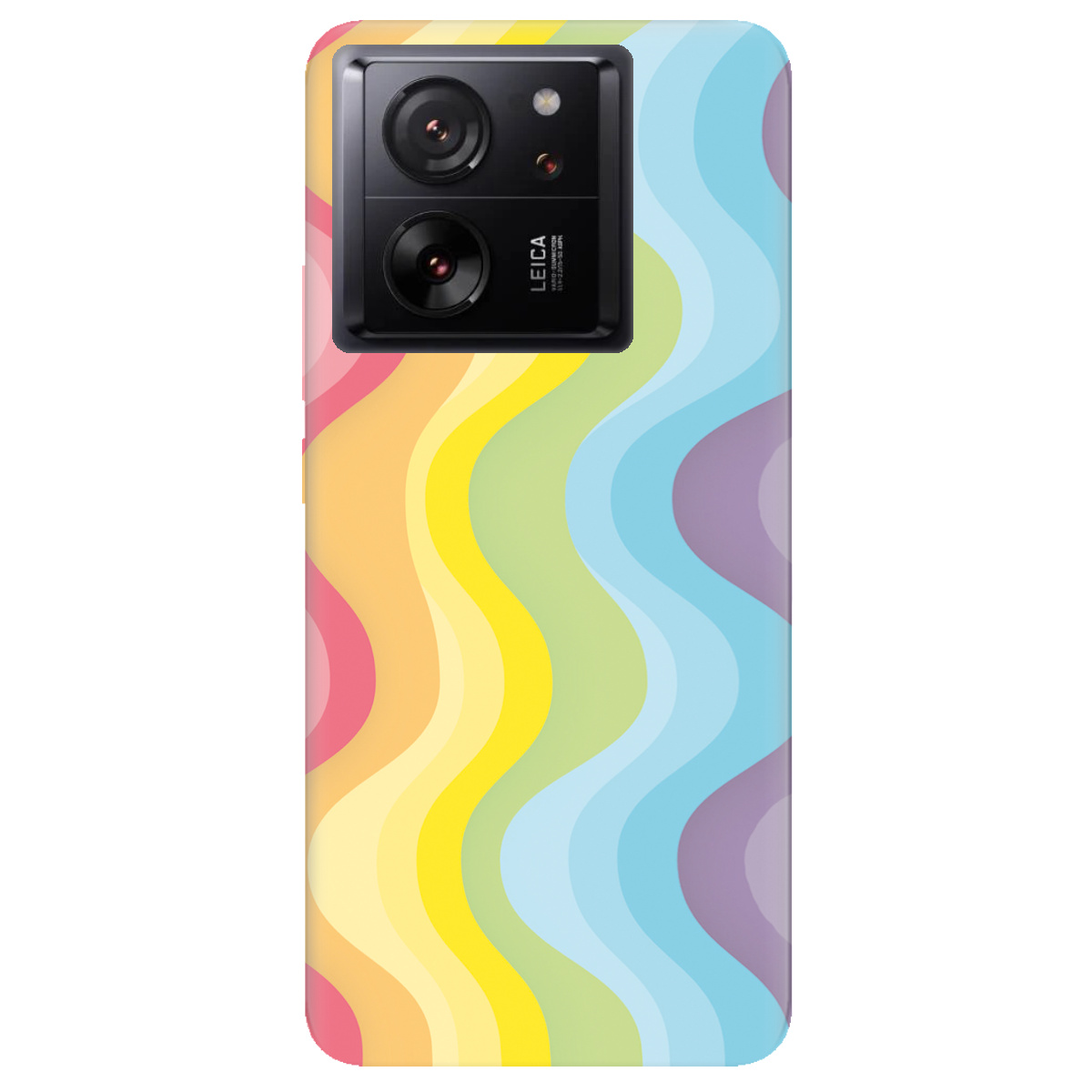 Чохол для Xiaomi 13T Веселкові хвилі - фото 1 - Чохли для телефонів