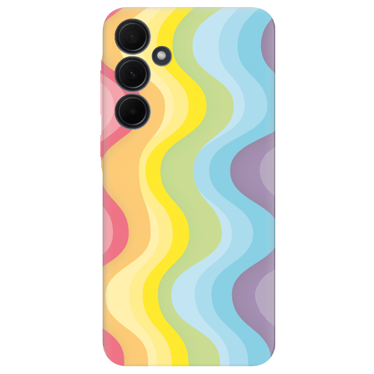 Чохол для Samsung Galaxy A35 Веселкові хвилі - фото 1 - Чохли для телефонів
