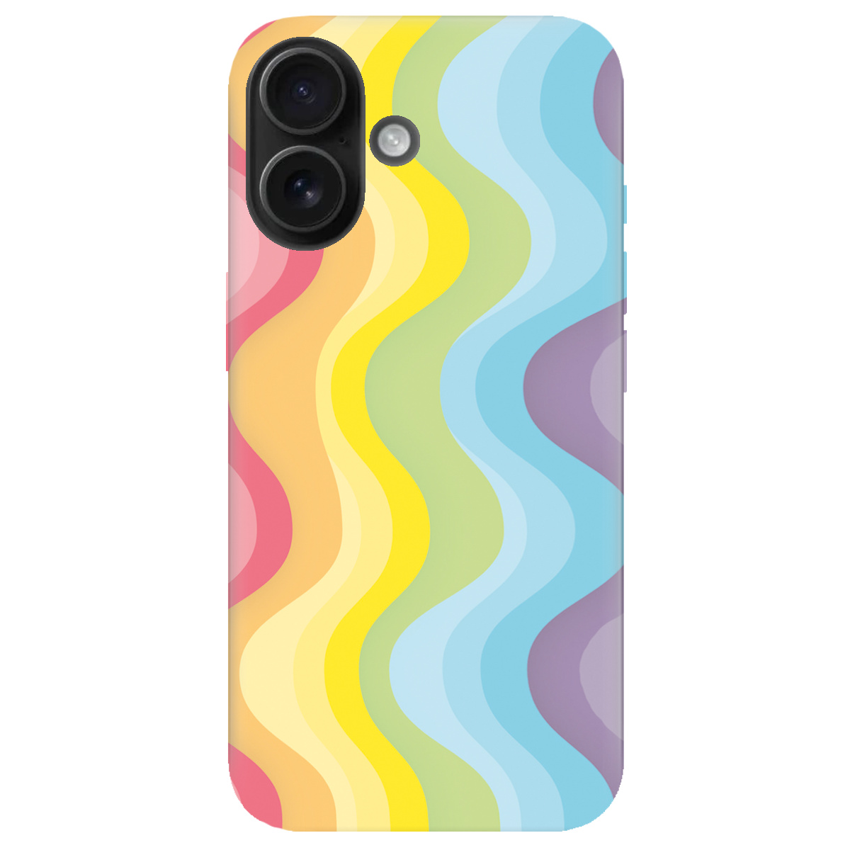 Чехол для Apple iPhone 16 Веселкові хвилі - фото 1 - Чехлы для телефонов