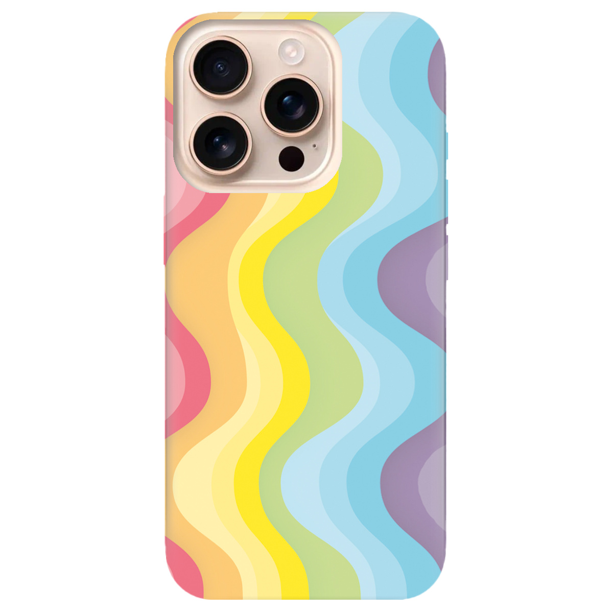 Чохол для Apple iPhone 16 Pro Max Веселкові хвилі - фото 1 - Чохли для телефонів