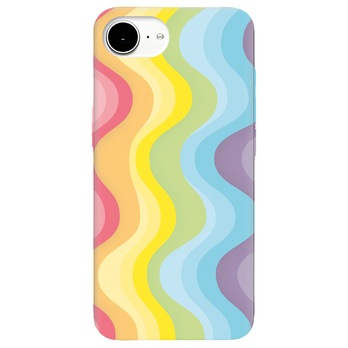Чохол для Apple iPhone 16e Веселкові хвилі - фото 1 - Чохли для телефонів