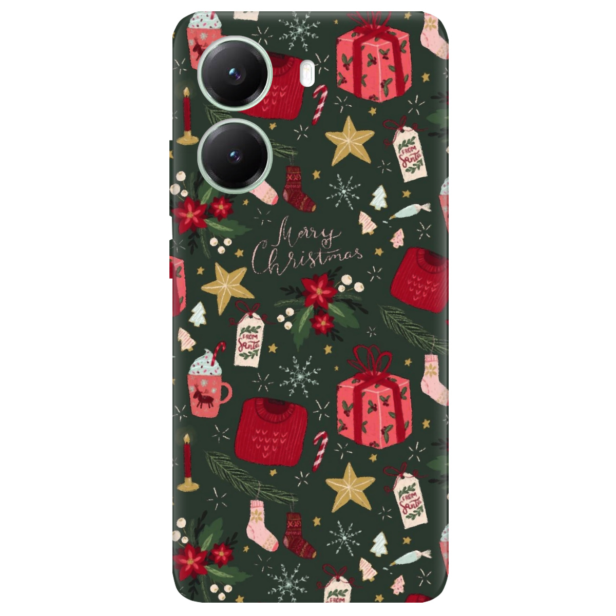 Чехол для Xiaomi Poco X7 Pro Merry christmas - фото 1 - Чехлы для телефонов