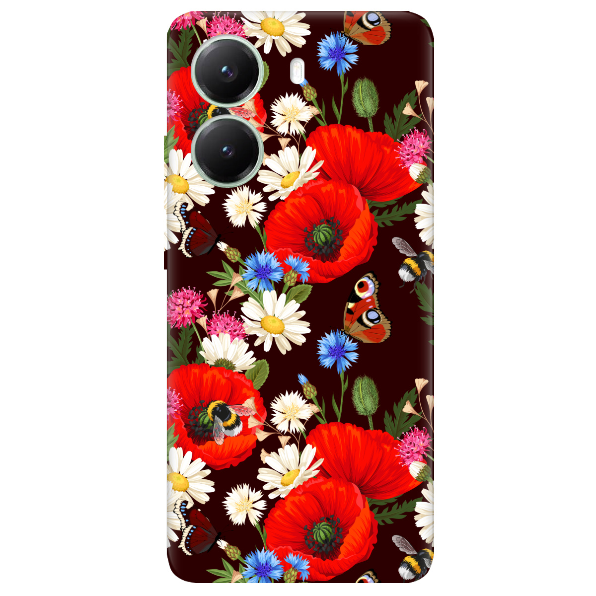 Чохол для Xiaomi Poco X7 Pro Лугові квіти - фото 1 Чохол для Xiaomi Poco X7 Pro Лугові квіти - фото 1 - Чохли для телефонів