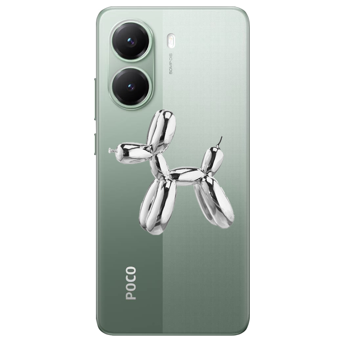 Чохол для Xiaomi Poco X7 Pro Silver balloon - фото 1 - Чохли для телефонів