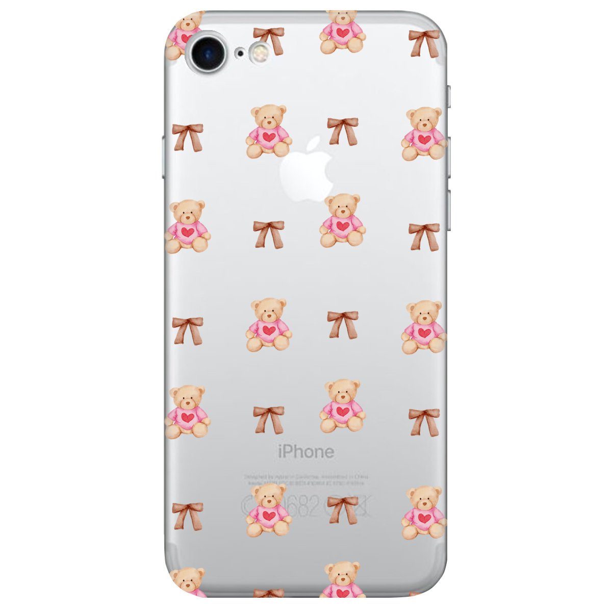 Чохол для Apple iPhone 7 Сердечний ведмедик - фото 1 Чохол для Apple iPhone 7 Сердечний ведмедик - фото 1 - Чохли для телефонів