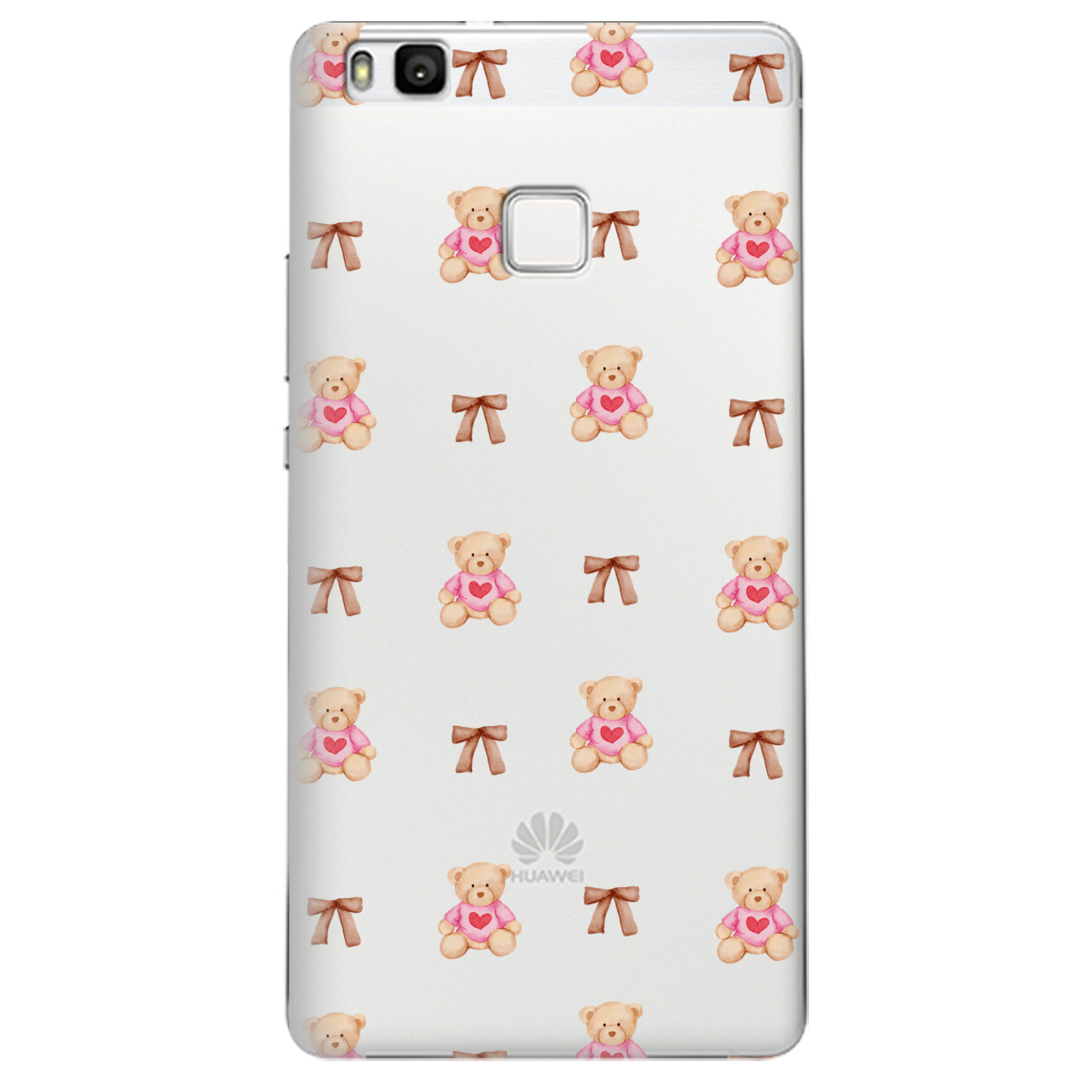 Чехол для Huawei P9 Lite Сердечний ведмедик - фото 1 - Чехлы для телефонов