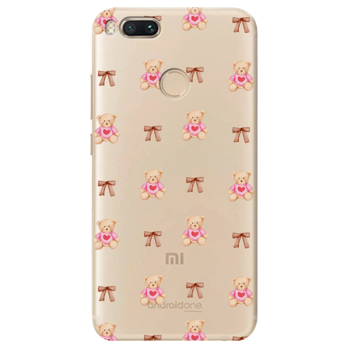 Чехол для Xiaomi Mi A1 Сердечний ведмедик - фото 1 - Чехлы для телефонов