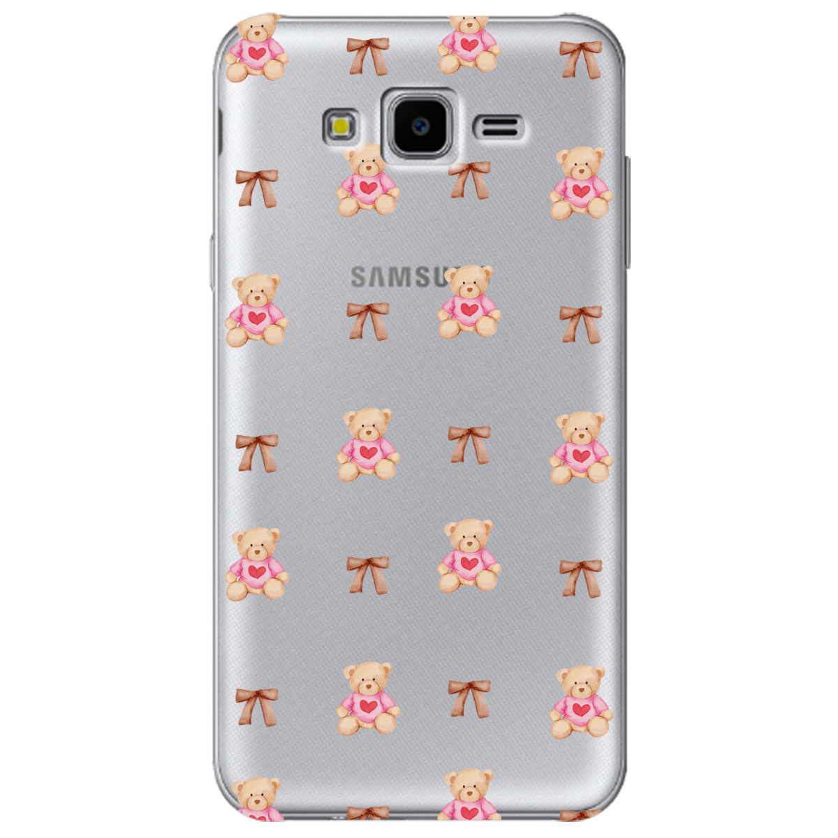 Чехол для Samsung Galaxy J7 Neo J701F / DS Сердечний ведмедик - фото 1 - Чехлы для телефонов