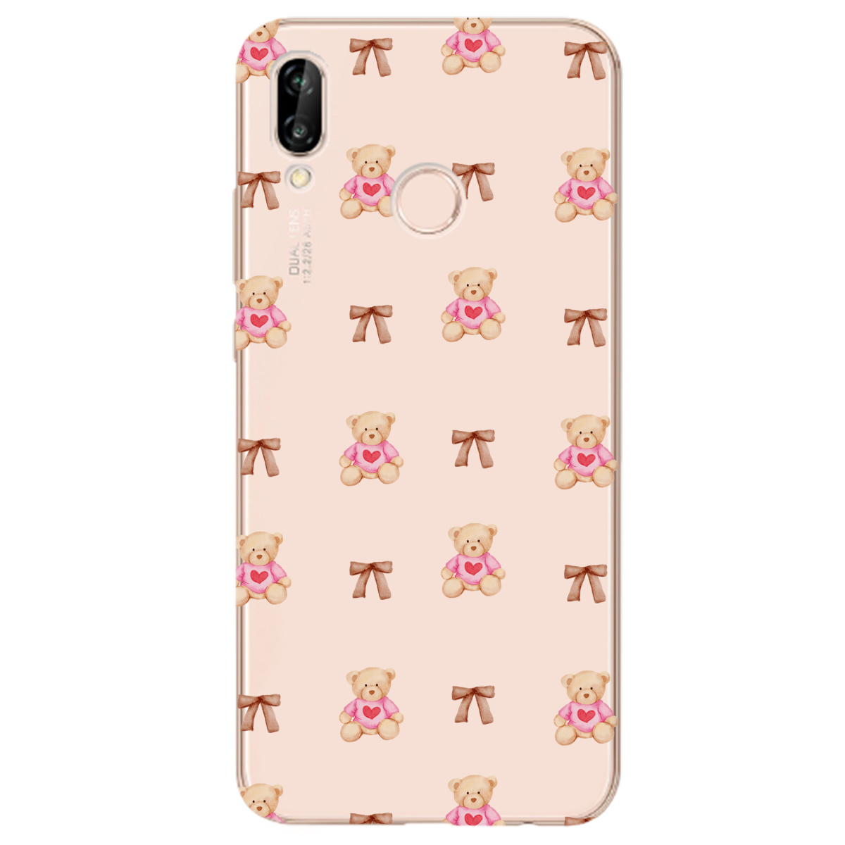 Чехол для Huawei P20 Lite Сердечний ведмедик - фото 1 - Чехлы для телефонов