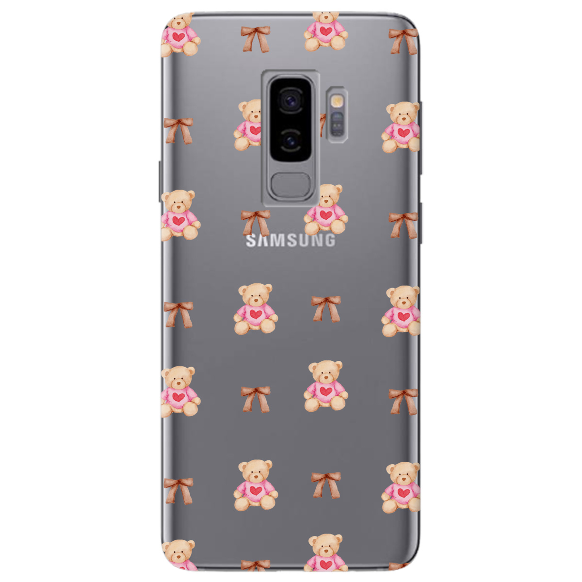 Чохол для Samsung Galaxy S9 Plus Сердечний ведмедик - фото 1 - Чохли для телефонів